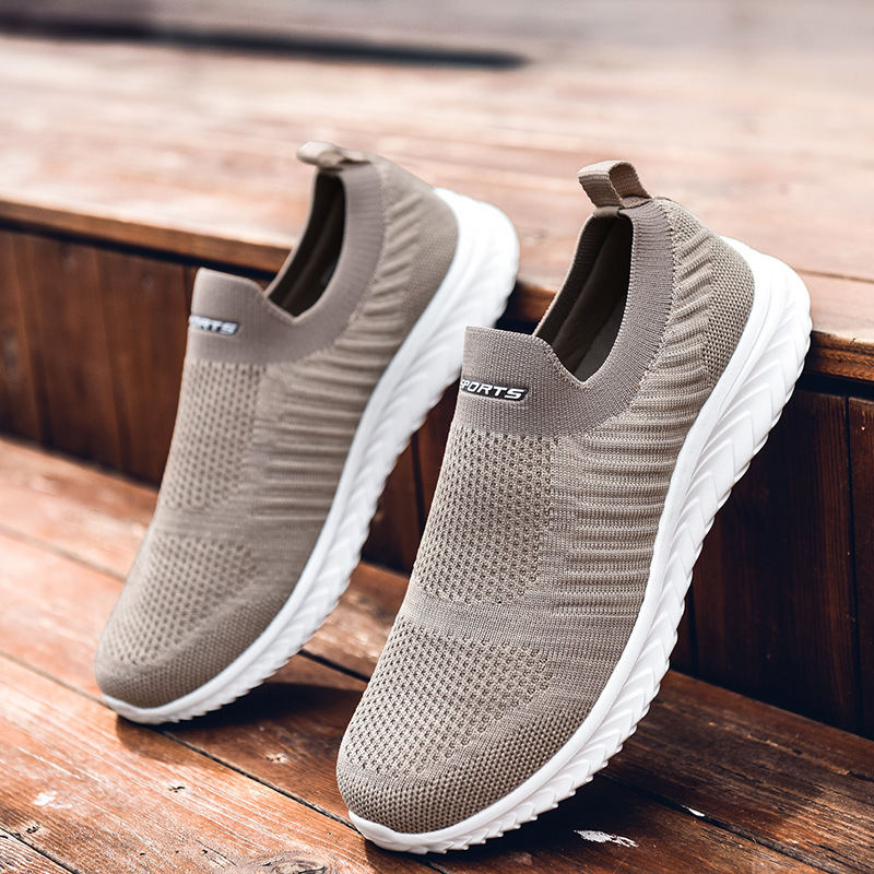 Men Leather Shoes Tennis Shoes Sneakers Synthetic Fabric Arch Support Breathable Slip Resistant Sneakers_voghion.com
