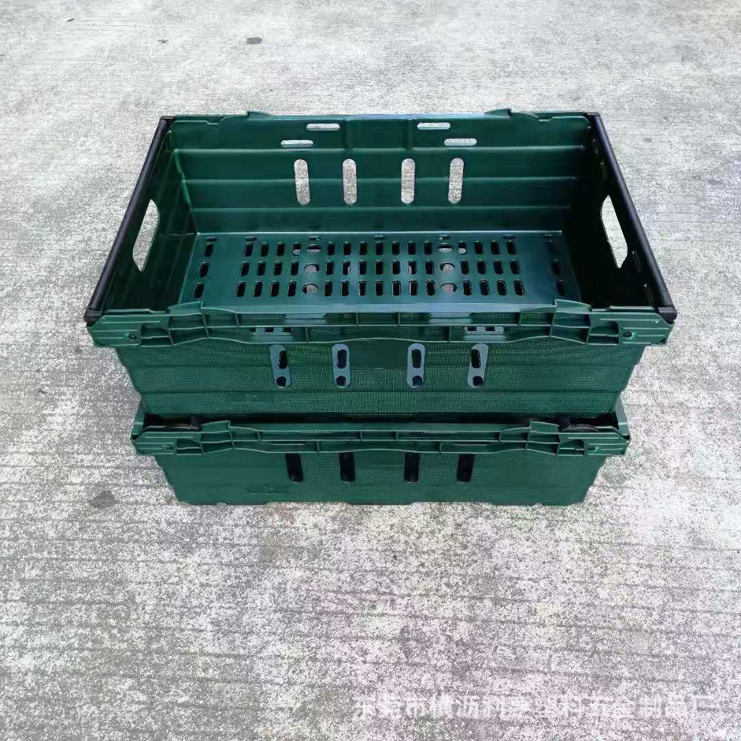 塑料手提胶超市篮 斜插套叠箩 商场陈列摆放篮 塑胶黑色购物蓝