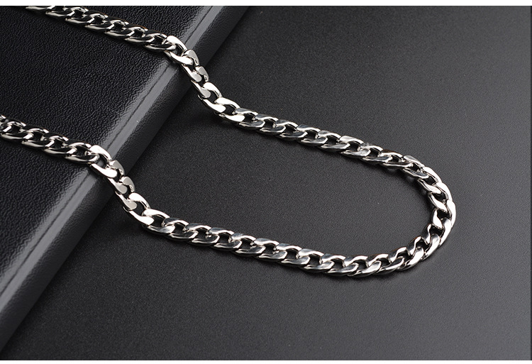 Fashion Geometric Titanium Steel Plating Unisex Necklace display picture 1