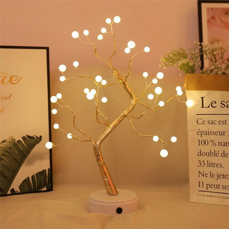 Venta directa de fábrica, luces navideñas transfronterizas, luces led de árbol de luciérnaga, luces decorativas estrelladas para regalo de cumpleaños