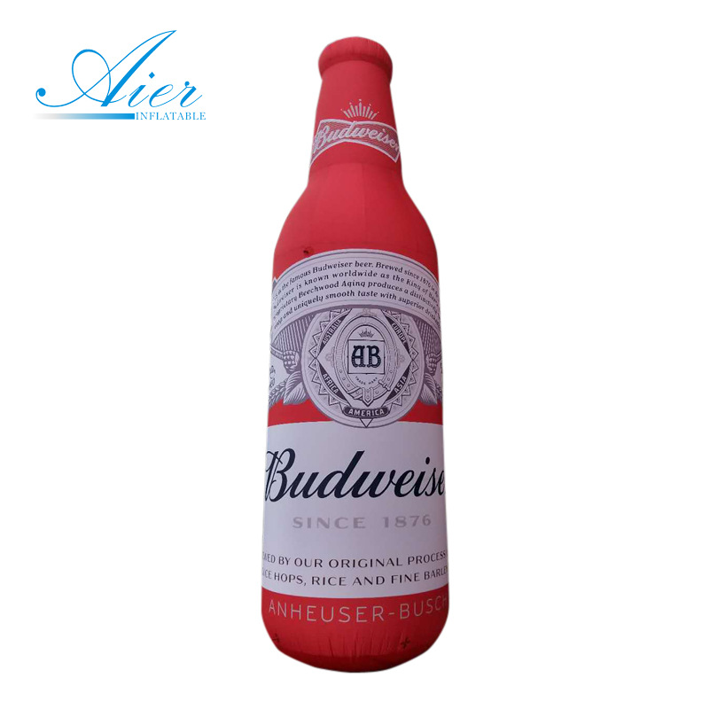 6米充气红色啤酒瓶气模 仿真活动啤酒充气模型 充气啤酒节拱门