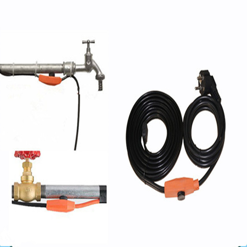 12M 户外用PVC水管加热电缆 水管防冻电缆  加热电缆