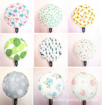 Simplicity Cotton linen All inclusive Safety cover circular Fan cover Warm fan Fan cover electric fan dust cover