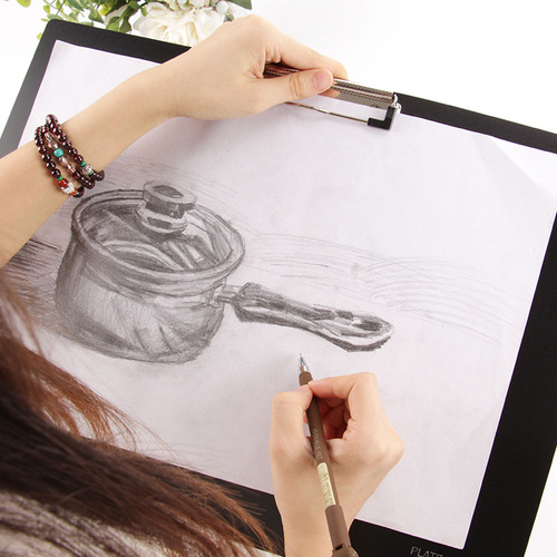 Horizontal A3 board clip outdoor sketching sketch clip 8K sketch drawing board clip student writing pad information clip double clip