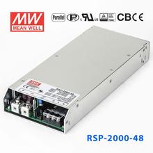 RSP-2000-48台湾明纬电源2000W 48V 42A大功率电源可调电压带PFC