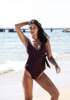 2019 new pattern Europe and America Swimsuit Solid Frenum sexy Piece swimsuit bikini Manufactor Direct selling On behalf of