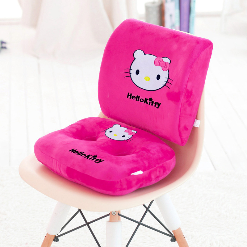 Office chair cushion cushion dual -hole memory cotton waist seat cushion waist cushion waist pillow beautiful buttocks car jewelry 7