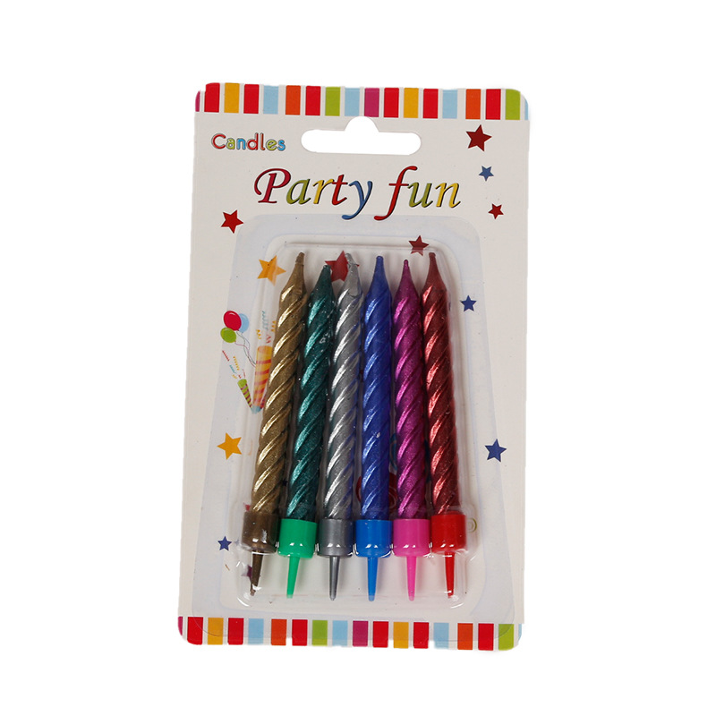 Colorido oro pintura 6 piezas 0,8*7,5 cm