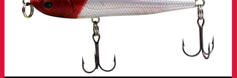 Sinking Minnow Fishing Lures  Shallow Diving Fresh Water Bass Swimbait Tackle Gear