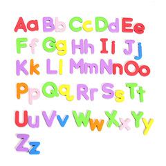 Magnetic Alphabet Stickers 26 uppercase and lowercase English letters, numbers learning stickers, Children's Day toy, one-piece dropshipping