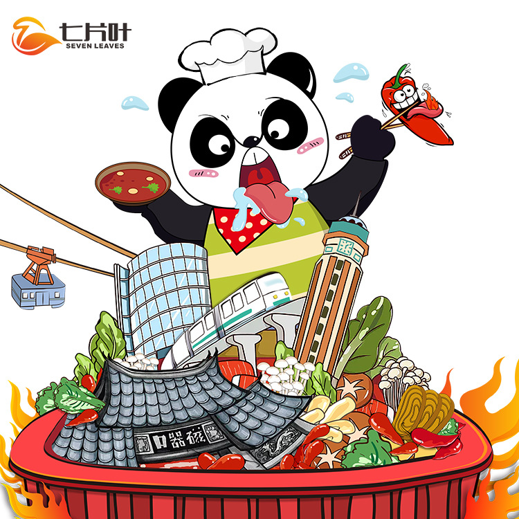 Chongqing Hot Pot Lazy man convenient Fast food Spicy and spicy Basu heating Net Red food Hot Pot