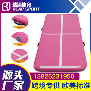 拉丝充气体操垫多功能充气垫折叠家用运动儿童充气跆拳道垫厂家