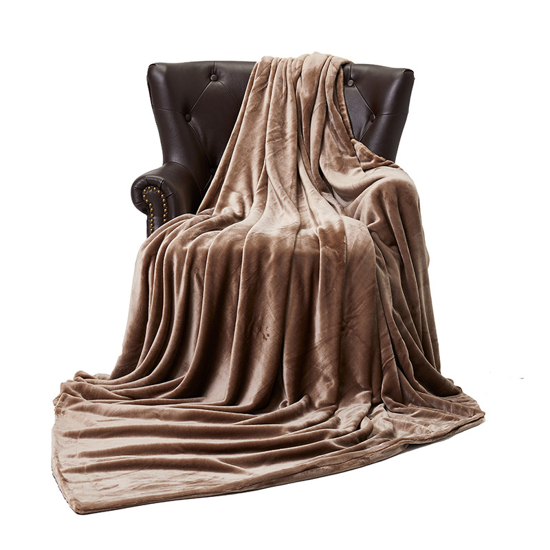 新款现货lively毛毯 冬季双层加厚法莱绒 毯子法兰绒保暖毯午睡毯