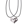 Fashionable necklace for beloved heart shaped, pendant, European style