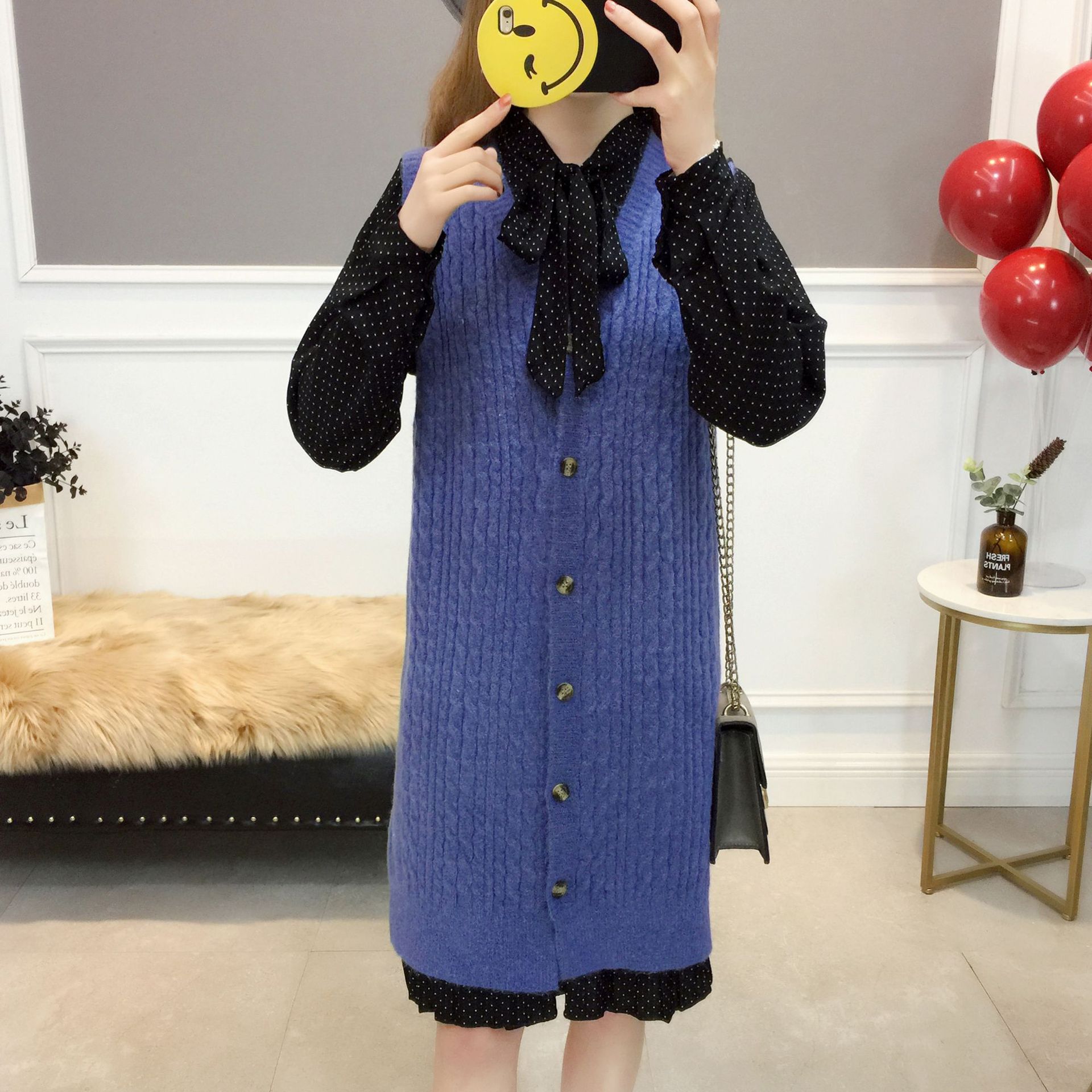 Gilet femme en Mélange de coton - Ref 3316788 Image 3