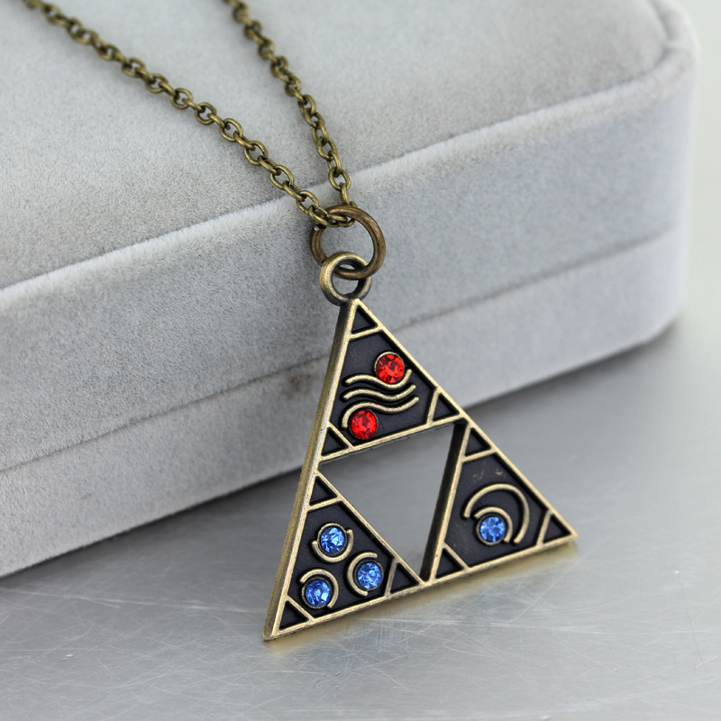 Daily Occasion 1 Piece Cartoon Style Triangle Devil's Eye Owl Alloy Unisex Keychain Necklace