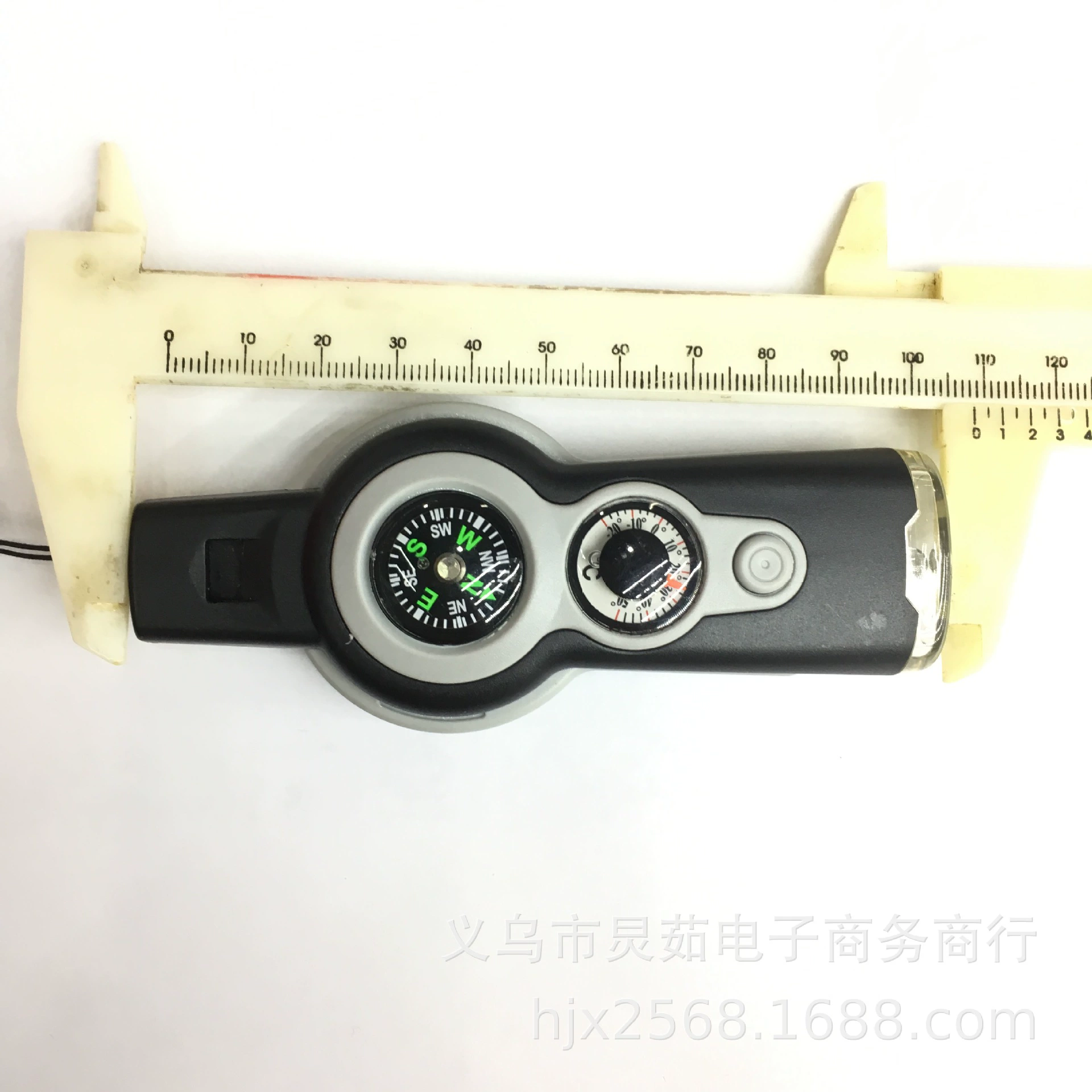 Universal thermometer, whistle, travel life jacket