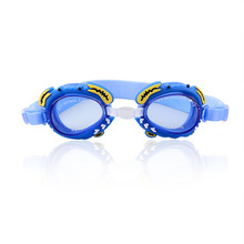 热销新款硅胶泳镜螃蟹儿童游泳眼镜卡通防雾蜜蜂镜海豚泳镜配耳塞