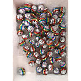 厂家直销5CM彩色镜片球，镜面球，彩色反光球