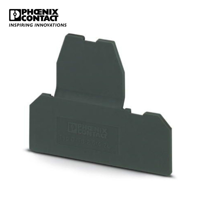 菲尼克斯 端子盖端板挡片深灰色 D-TB 2,5/4-2L-3059964
