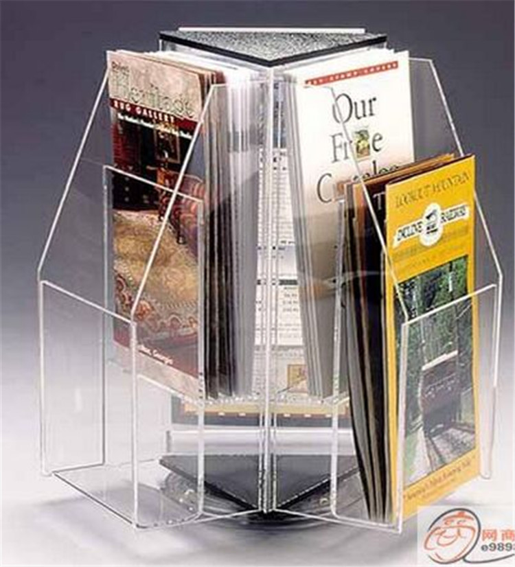 飞剑供应亚克力展示架 彩页展示架  有机玻璃旋转资料架 款式多样