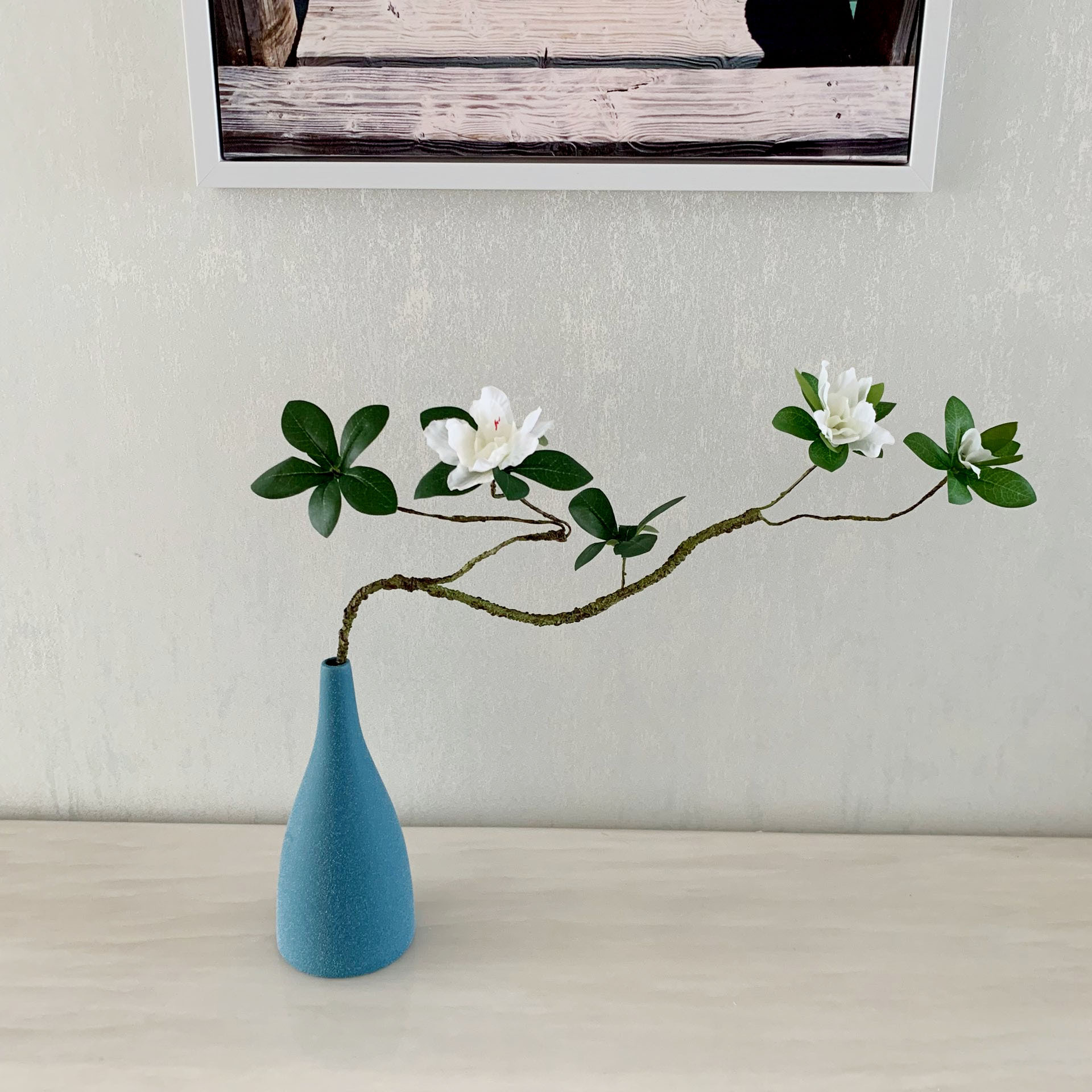 Artificial flower azalea, soft foamed, short dead branch artificial flower, home decoration, high-end azalea wedding style