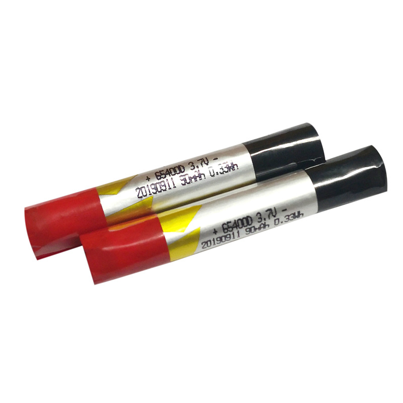 65400复来能源厂家直销用于点读笔蓝牙耳机65400锂电池90mAh3.7V