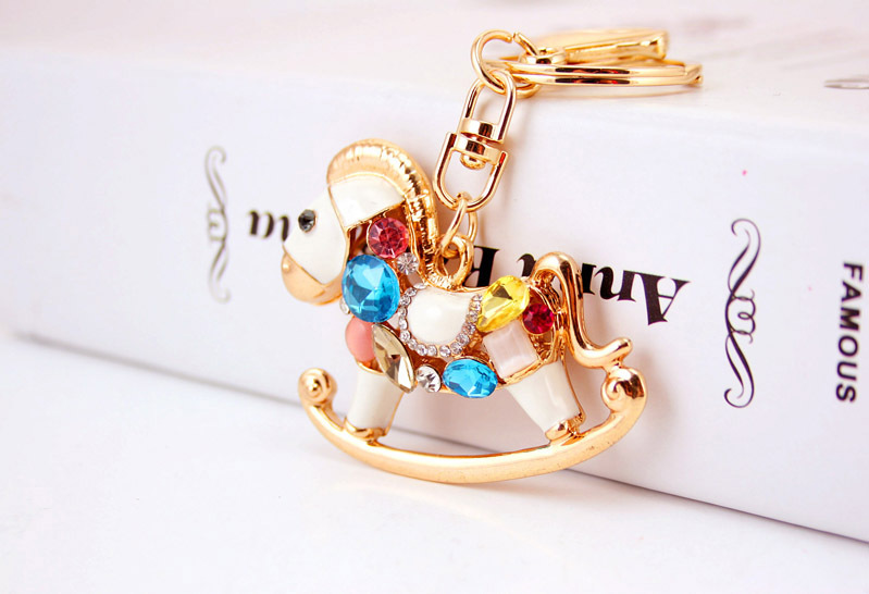 40g Weight Alloy, Metal Material Unisex Gender  Creative Cute Cartoon Diamond Crystal Metal Pendant 3