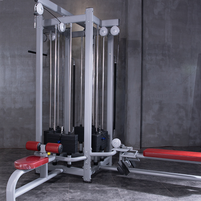 Equipo de fitness traje de entrenamiento multifuncional combinación de fuerza de cuatro personas equipo deportivo gimnasio en casa entrenador integral