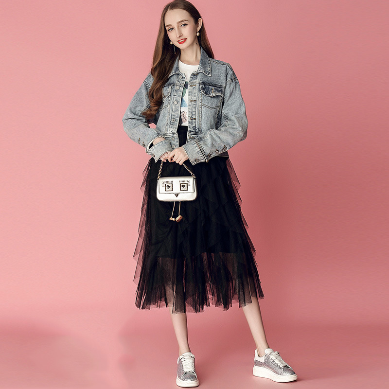 Costume femme en Denim mesh - Ref 3334686 Image 9