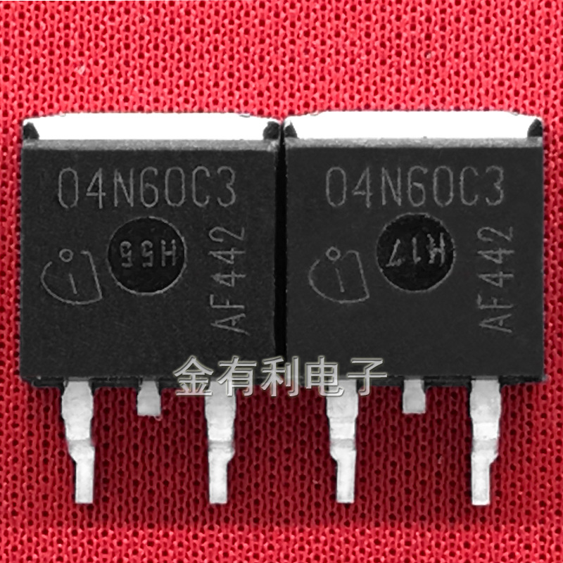 拆机04N60C3   IPB04N60C3 4A600V TO263 高压MOS管场效应管N沟道
