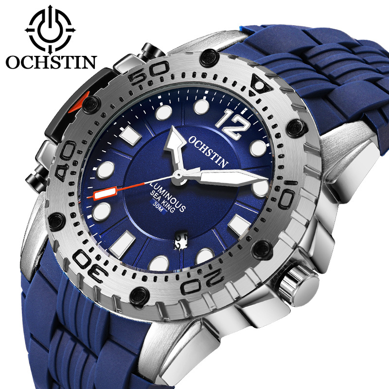 OCHSTIN Augustdon 2023 Cross-border Explosions Real Luminous Waterproof Men's Watch Outdoor Sports Tape Watch