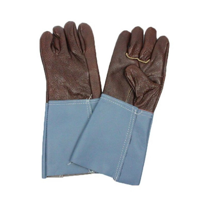 手部防护/ 防护手套 /劳保手套电焊手套/长款深色一层革电