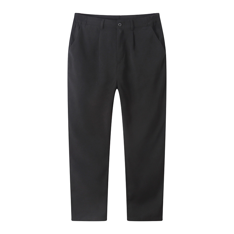 Factory wholesale men's black trousers school uniform suit pants middle school student college style class clothes summer suit