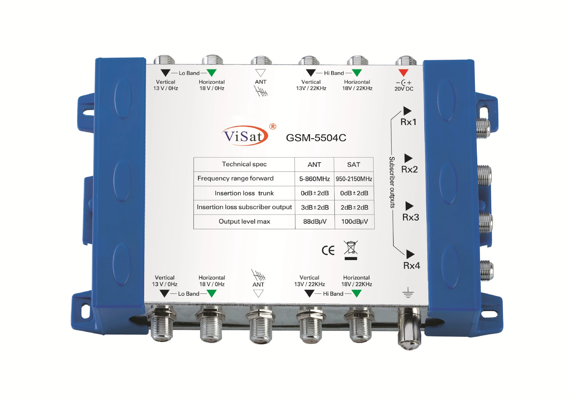 Multi-way switch Multi Switch 950-2150MHz Satellite Satellite Satellite Satellite Five-forward Four Ending Terminal
