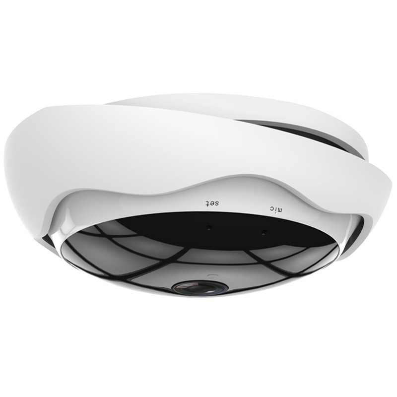 雄迈360度全景500万高清夜视手机对讲无线监控摄像头VR吸顶探头