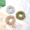 Korean version of autumn and winter rabbit hair simple hair rope imitation fur plush hair circle girl cute rabbit hair ring head rope