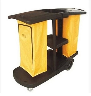 白云清洁AF08180B多功能布草车黑色推车酒店清洁车