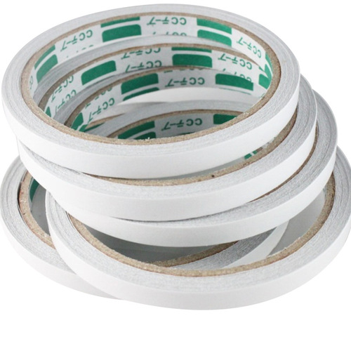 Factory direct sales double-sided tape, about 12m long, 8mm wide, Yiwu double-sided tape wholesale, strong tape
