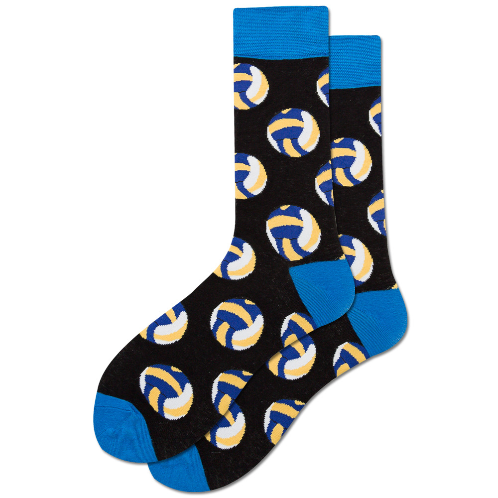 Männer Einfacher Stil Ball Baumwolle Crew Socken Ein Paar display picture 13