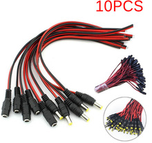 10PCS�����^12V DC�Դ����� �O�ؔz��CLED�Դ���^5.5x2.1