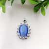 Fashionable pendant, demi-season accessory, sweater, necklace, diamond, cat's eye, Korean style