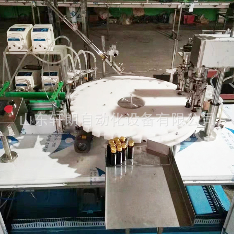 西林瓶轧盖机 全自动液体瓶罐装锁盖机 西林瓶加塞加盖轧盖机厂家