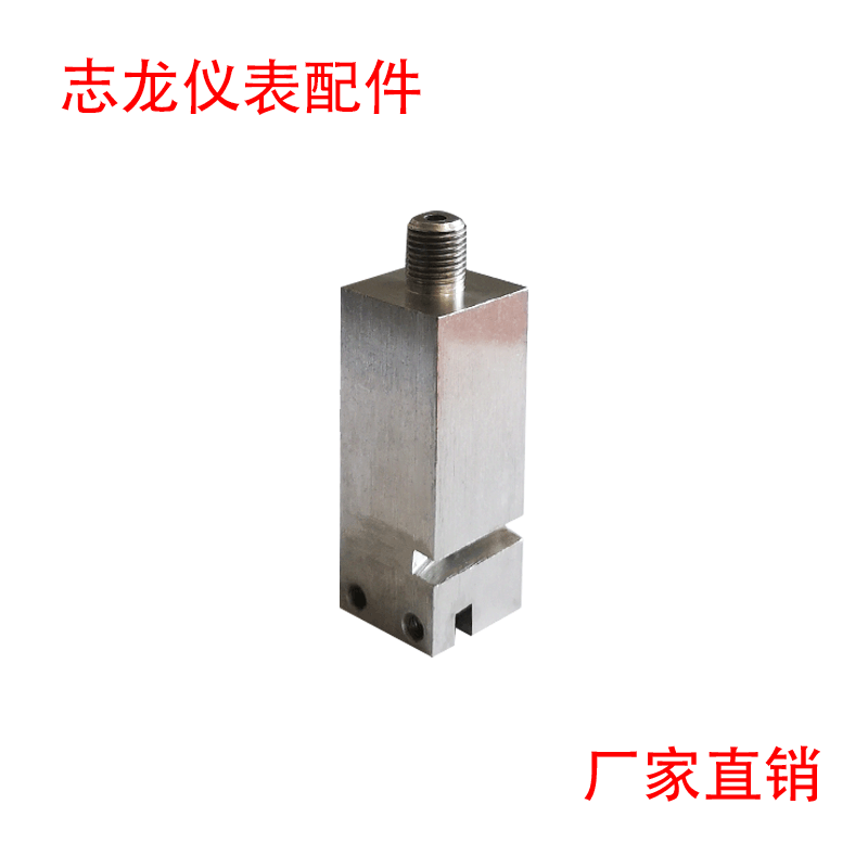 压力表100mm径向接头 #304不锈钢材质径向内接22方