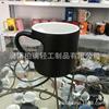 Sublimation coating cup Zibo manufacturer produces peach heart -shaped color transformer ceramic cup sublimation coating cups