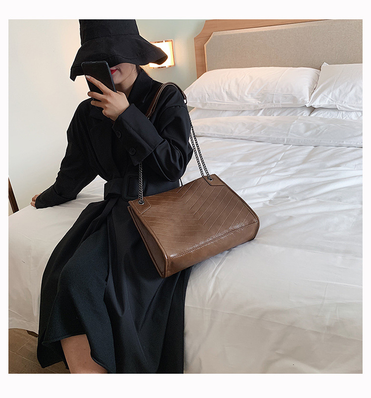 كبيرة قدرة حقيبة النساء جديد الكورية أزياء بسيطة الكتف رسول حقيبة حمل حقيبة الجملة display picture 12