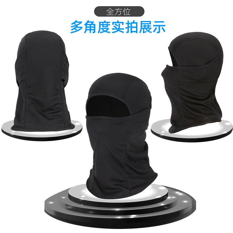 Nuevo Amazon popular camuflaje ninja máscara ciclismo máscara bicicleta máscara MC máscara de camuflaje cabeza a prueba de arena