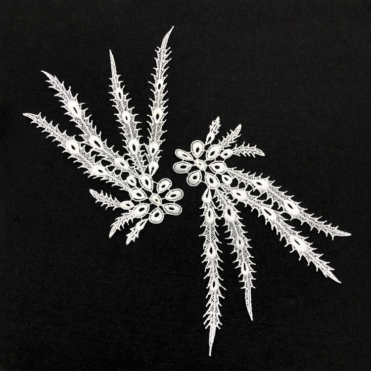 厂家直销牛奶丝花边蕾丝水溶窗帘裙子DIY装饰辅料现货清仓