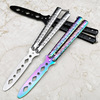 Novice Butterfly knife Exercise Knife Stainless steel Watch tool Edge portable Flip deformation outdoors appliance