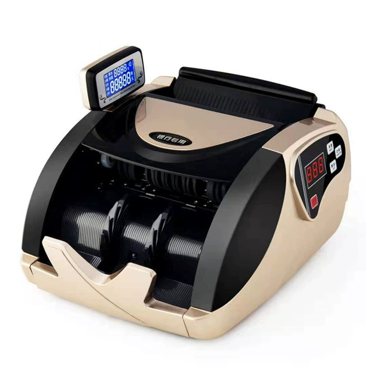 Новая версия счетчика банкнот 2019 года: интеллектуальный детектор валют с двойным экраном, офисный помощник, напрямую от производителя, защита от подделок